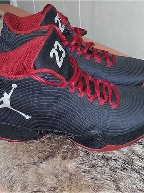 Jordan 29 Gym Red Men's Black & Red High-Top Basketball Shoes